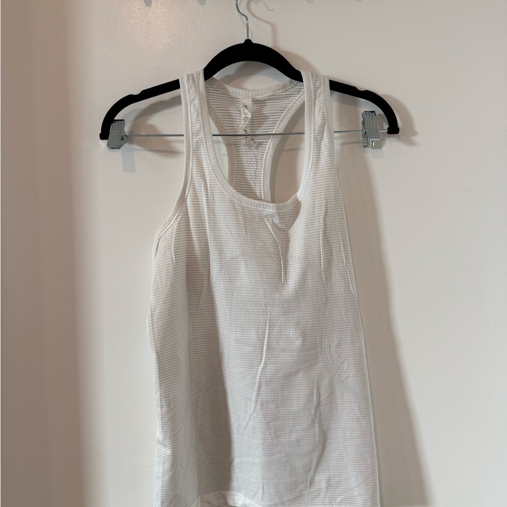 Lululemon Athletica White Tank Top